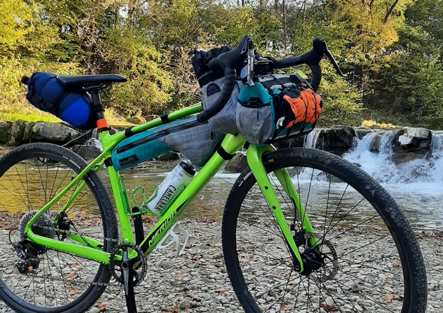 A kit of bicycle bags