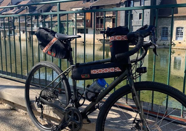 Комплект сумок на велосипеді